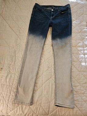 Allen B. by Allen Schwartz- Tall Two Tone Blue/Acid Washed Jeans- Size 12